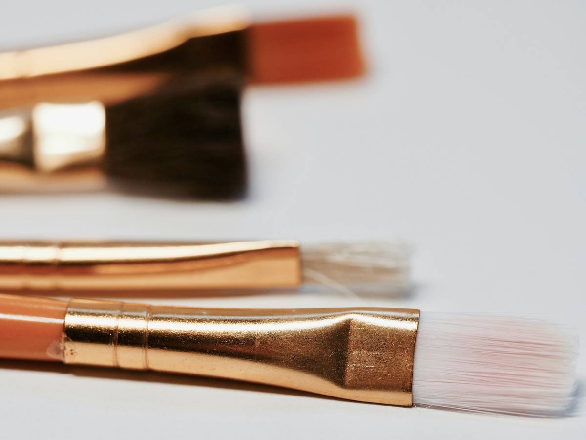 Premium Quality designer foundation swatched on hand showing rich pigment and smooth texture